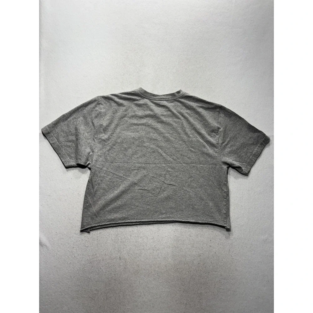 Carhartt Shirt Mens Medium Gray Cropped Pocket T-Shirt Short Sleeve Tagless